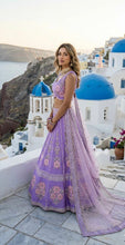 Lilac bloom embroidered Lehenga