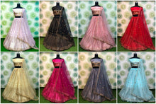 Grey and gold badala work Lehenga