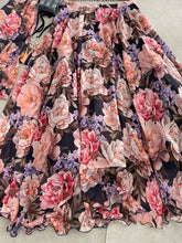 Boutique collection -  navy blue floral Lehenga (long sleeves possible)
