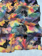 Sara Ali Khan inspired sequins organza colourful saree