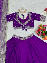 The perfect purple - simple and elegant lehenga
