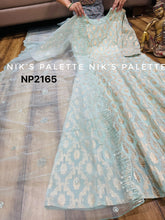 Niks - chanderi banarasi anarkali (plus size too up to UK 30)
