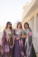 Mehendi green flaired Lehenga and stylish