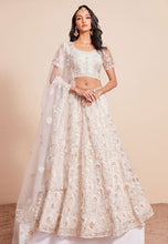 Oreya vol 2 - off white net Lehenga