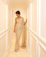 Deepika Padukone inspired sequinned saree