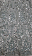 Exquisite diamond silk sage green Lehenga with contrasting colours