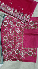 Exquisite diamond silk sage green Lehenga with contrasting colours