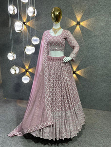 Serena collection - dusty pink Lehenga