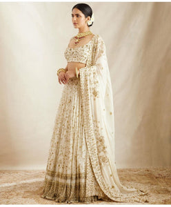 Off White sands partywear Lehenga