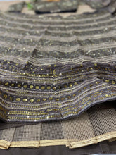 Sabyasachi inspired glitter ombré effect Lehenga with sabyasachi inspired belt