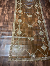 Copper silk wedding Lehenga