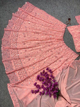 Gajri pink embroidered Lehenga