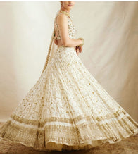 Off White sands partywear Lehenga