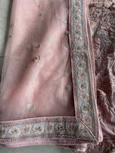Oreya collection - Soft pink diamonte Lehenga