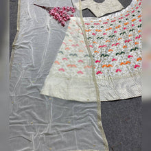 Swati Manish inspired Off white embroidered Lehenga