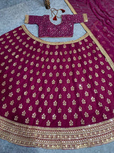 Swati Manish inspired wine sequins Lehenga