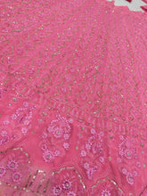 Barbie pink lucknowi Lehenga