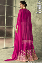 Roka ceremony - indo western style palazzo with koti