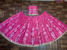 Rouge floral wedding Lehenga