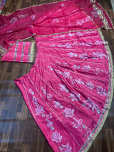 Rouge floral wedding Lehenga