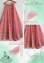 Gajri pink embroidered Lehenga