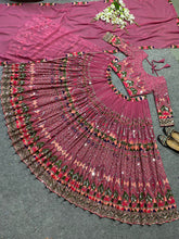 Yankita Kapoor inspired dark pink thread work Lehenga