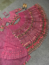 Yankita Kapoor inspired dark pink thread work Lehenga
