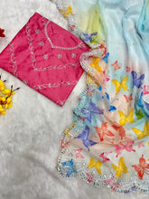Sabyasachi Inspired digital print multi colour saree
