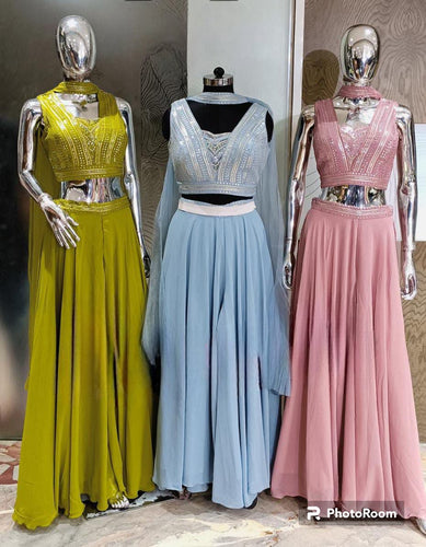 Boutique collection - palazzo and crop top outfits