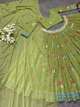 Serena collection - dusty green Lehenga