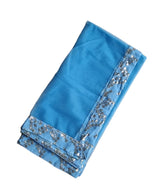 Baby blue net dupatta