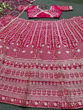 Rani pink lucknowi Lehenga