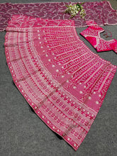 Rani pink lucknowi Lehenga