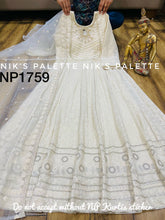 Niks collection - chikankari georgette anarkali - LIMITED EDITION