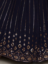 Misha collection vol 2 - navy and pink designer Lehenga