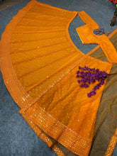Orange Lehenga - new trend for a haldi party
