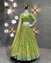 Serena collection - dusty green Lehenga