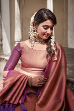Peach Traditional silk Lehenga in its simplest form