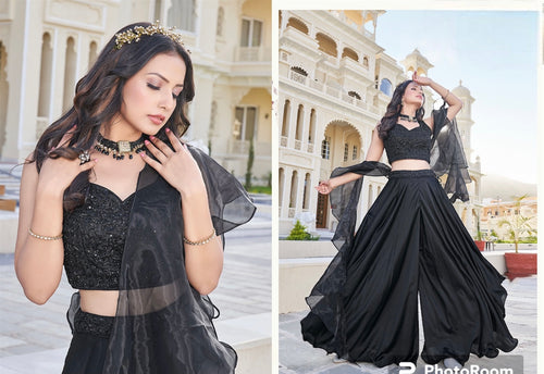 Boutique collection - black palazzo outfit