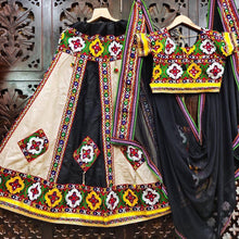 Readymade traditional chaniya choli with mirror work