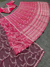 Rani pink lucknowi Lehenga