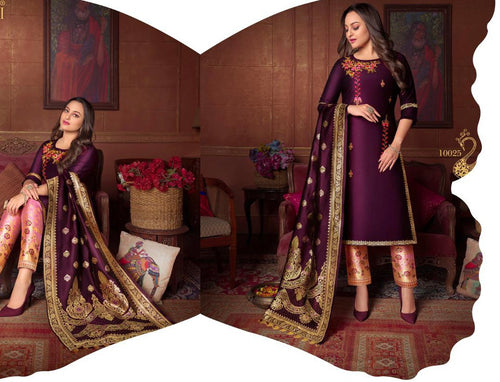 Falak vol 2 - silk suits readymade with pants and dupatta