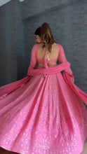 Barbie pink lucknowi Lehenga