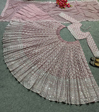 Serena collection - dusty pink Lehenga