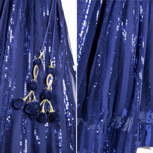 Blue sparkle Lehenga (stitched skirt)