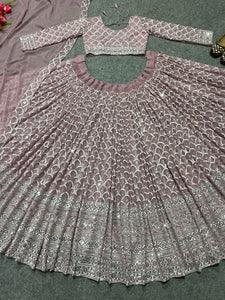 Serena collection - dusty pink Lehenga