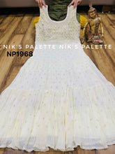 Niks collection - georgette pleated gown