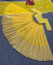 Serena collection - yellow Lehenga