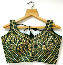 Foil mirror work blouses