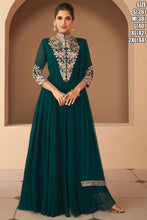 Janisha - emerald green anarkali